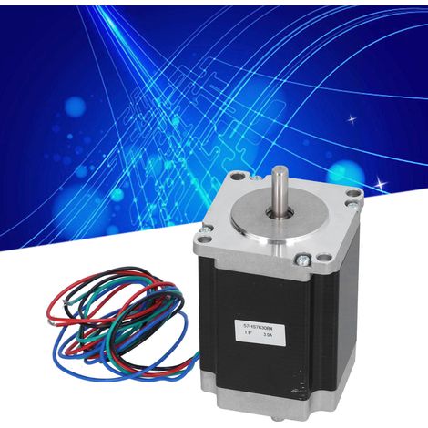 Maskenherstellungsmaschine mit Schrittmotor 57, Durchmesser 76 mm, Drehmoment 1,8 Nm, ein-/zweiachsig, Graviermaschine 3A 57HS7630B4 zweiachsig (1/5)