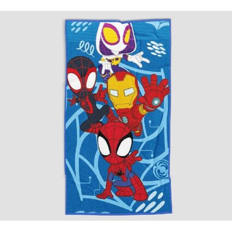 Spidey and Friends Strandtuch – 70x140 cm, 100% Polyester für den perfekten Strandtag