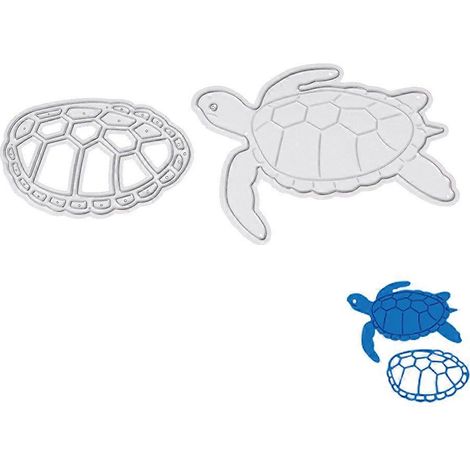 Stanzformen für Schildkröten, DIY-Ostern, Valentinstag, Geburtstag, Segenswünsche und Grüße