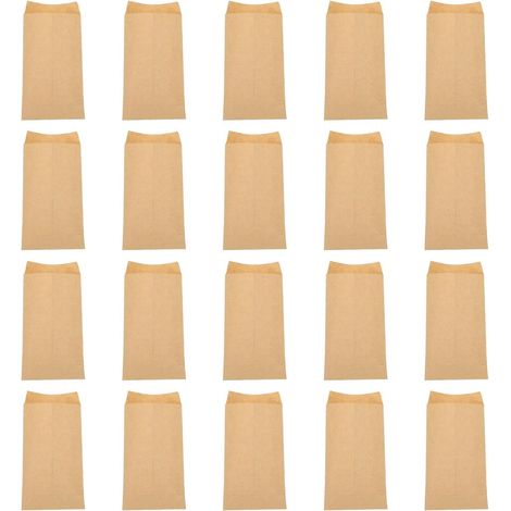 Stück Kraftpapierbeutel aus Kraftpapier natürlich