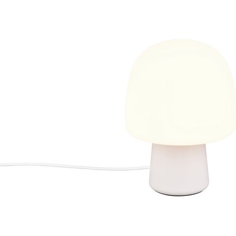Lampada da tavolo STEEN Trio grigia vetro bianco E14 10W (1/5)