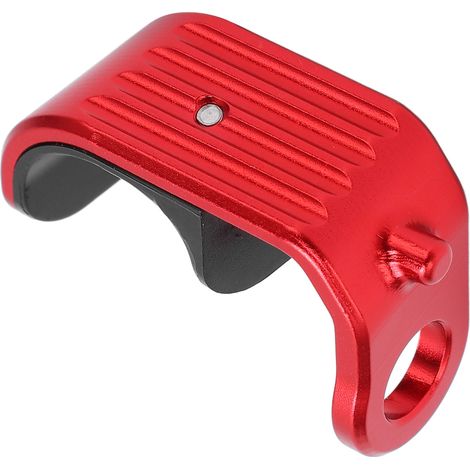 E-förmiger Fahrradbügel aus Aluminiumlegierung und poliertem Kunststoff, leichtes Design, Fahrradhaken, E-Bügel für Brompton, rot (1/5)