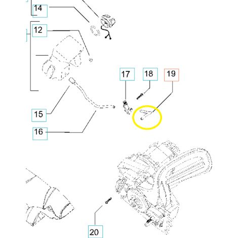 Conduite d'huile ES2200 ES1900 Husqvarna 538005334
