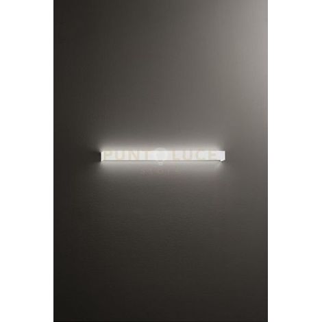 Applique in alluminio Bianco Rummo LED 30W 3000K CRI90 2400Lm l.81cm biemissione