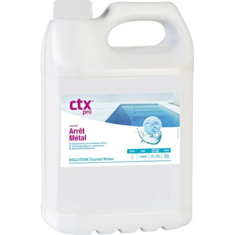 Anti-métaux CTX 715 – Élimine les métaux lourds et ions cuivre – Prévention des taches et corrosion – 5 litres pour piscine