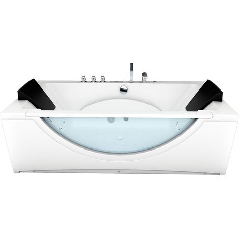Whirlpool Pool Badewanne Wanne W81H-B-SC 180x90cm aktive Schlauch-Reinigung (1/5)