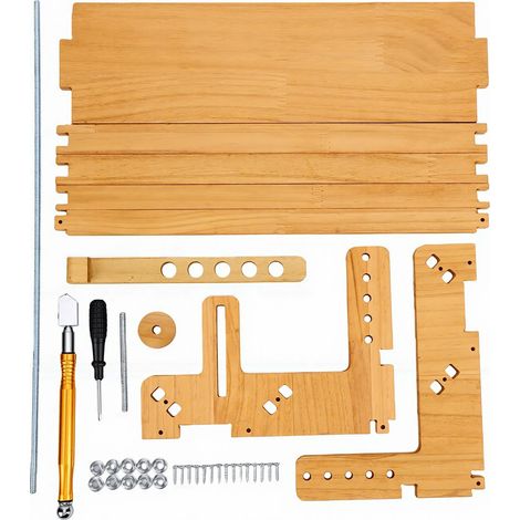 Coupe-bouteille de haute précision, Kit d'outils de coupe de bois de pin sûr pour bouteilles de verre de vin à faire soi-même (1/5)