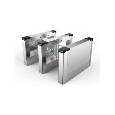 ASGB810Y-R - Módulo de torniquete externo con motor derecho y barrera izquierda, 1 lector