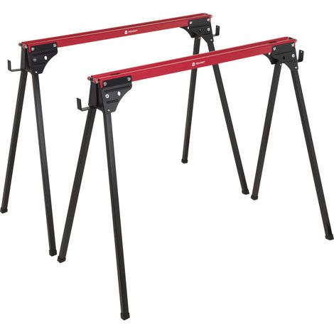 TOOLCRAFT  TO-10311633 Stahl Sägebock klappbar 230 kg (B x T) 965 mm x 480 mm 3.9 kg 2 St.