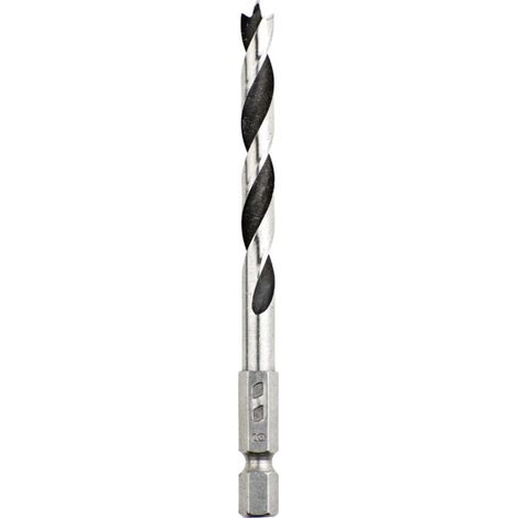 Punta da legno kwb Ø 4,0 mm con attacco esagonale da 1/4" 513904 (acciaio CV, forma speciale a spirale a 2 smussi) (1/3)