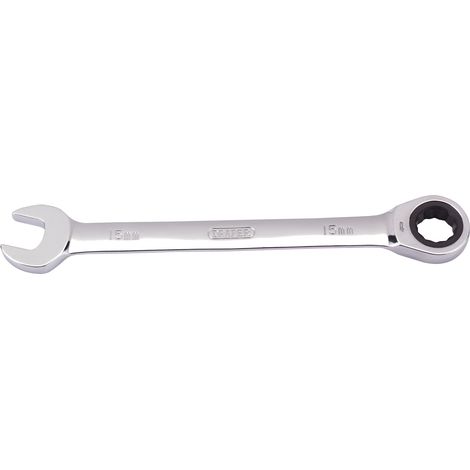 Draper 15.0mm HI-TORQ® Metric Ratcheting Combination Spanner (Model 31012) (1/5)