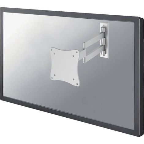 Neomounts FPMA-W830 Supporto a muro per monitor 1 Display: (s) 25,4 cm (10) - 68,6 cm (27) Argento Inclinabile, Girev (1/5)
