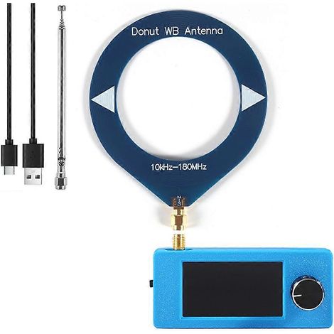 SI4732 Mini Récepteur Radio 1.9inch IPS Écran Mini Radio 10khz-180 Mhz HF SW MW VHF Portable Radio FM/AM/LSB/USB Radio (1/5)