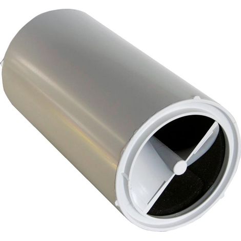 Silenziatore acustico elicoidale per fori di ventilazione "serie helix" silenziatore acustico helix43 pa 100cm2 dn est.155 lung.