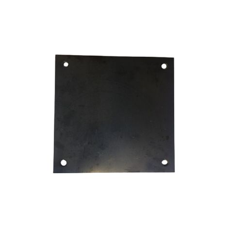 Platine acier percée 250x250x10 (1/2)