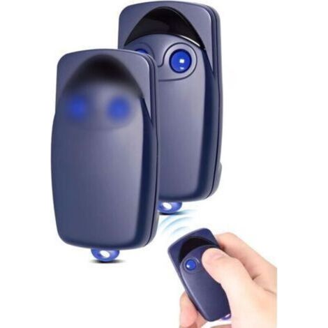 433MHz Telecommande Portail pour N1ce FLO2, Flo4, FLO1, 687368713, 2 Boutons, Fixed Code, Télécommande Tubauto avec Piles (1/4)