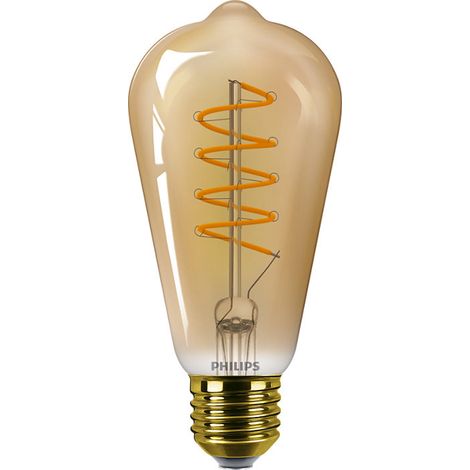 lampe LED ST64 filament E27 4 W 250 lm 1800i ambre graduable