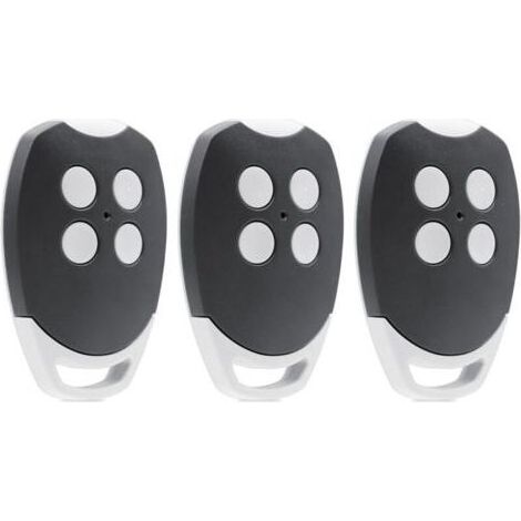 3 pièces de rechange télécommande Ditec, 433,92 MHz 4 canaux, télécommande compatible avec Ditec GOL4, BIXLG4, BIXLP2, BIXLS2 (1/4)