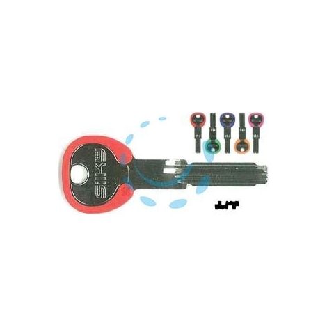 CHIAVI PUNZONATE PER CILINDRI CISA 6+7 SPINE CS70DZ - CS70DZ silky 5 colori assortiti