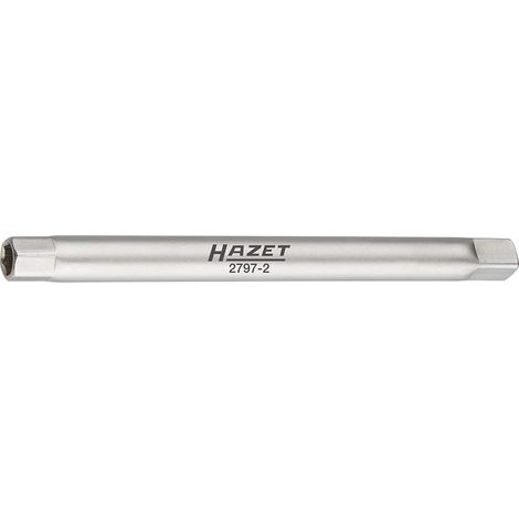Clé en tube pour pare-chocs 2797-2 ∙ Carré creux 1/4 pouce (6,3 mm) ∙ Profil à 6 pans extérieurs ∙ Taille 8 mm (1/5)