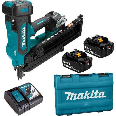 Makita DBN900ZK 18v LXT Brushless 90mm Gasless Framing Nailer + 2x 5.0Ah Kit (1/5)
