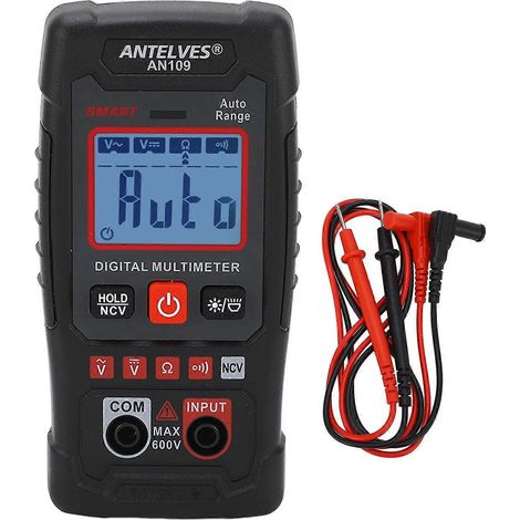Digitales Multimeter mit 4000 Messpunkten, automatischer Bereichswahl, Spannungsprüfer, NCV-Widerstandsmessgerät (1/4)