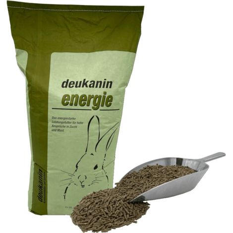 Deukanin Energie Kaninchenfutter aliment pour lapins 25 kg aliment pour rongeurs, aliment pour lièvre, aliment pour l’élevage, aliment d’engraissement