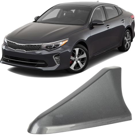 Dachantennenabdeckung in Haifischflossenform, Teilenummer EB, für Kia Optima 2014–2020, 96219-D5000EBQK, silber (1/5)