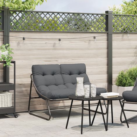 Maison Exclusive - gartenmöbel Schwarz 110 x 81 x 71 cm Pulverbes (1/5)