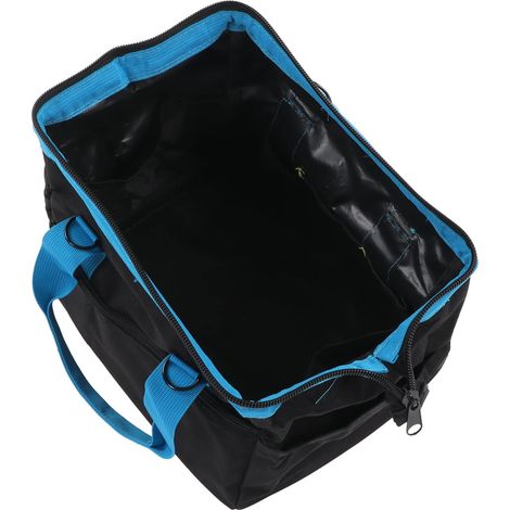 Sac à outils à large ouverture, sac d'électricien étanche, grande capacité pour techniciens (14 pouces) (1/5)