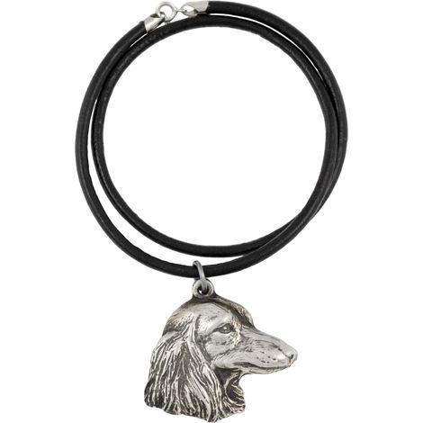 Dackel-Halskette, silberplattierter Anhänger für Hundeliebhaber, einzigartiges Schmuckstück von Art-Dog (1/5)