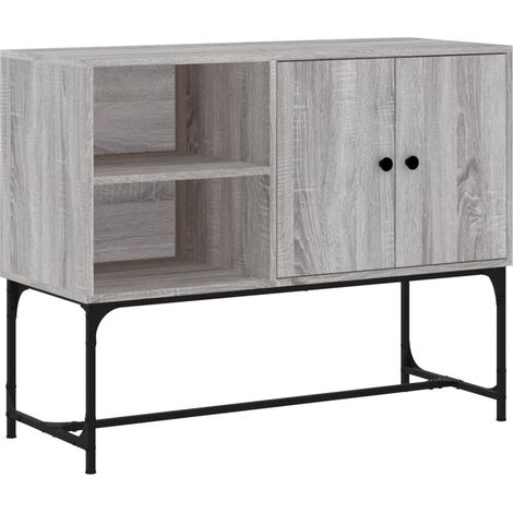 Credenza cassettiera cassettiera mobile contenitore organizer cucina soggiorno salonsonoma 100 x 40 x 79,5 cm derivati del legno grigio 020036263