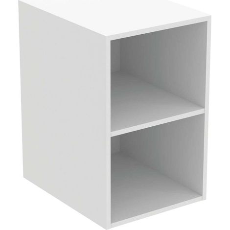 Ideal Standard Seitenelement Möbel-Waschtischunterschra i.life B 2 Fächer, 400x505x630mm weiß matt weiß matt (1/4)