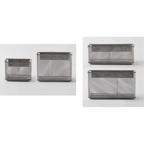Boîte de rangement magnétique au-dessus d'un filet métallique Hohlem et panier à pâtisserie (1/5)