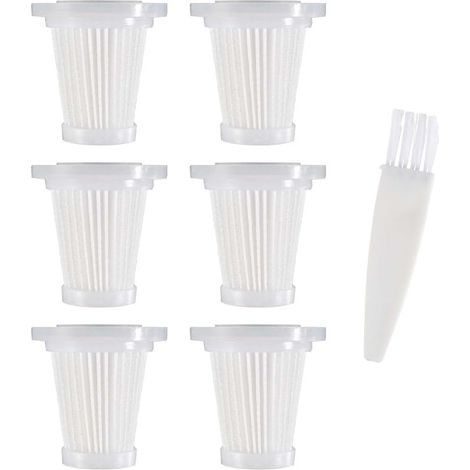 CYRILL Confezione da 6 filtri HEPA lavabili, filtri di ricambio per mini aspirapolvere portatile senza fili, per aspirapolvere portatile per auto (1/5)