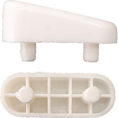 Kit paracolpi inclinati in plastica per copriwater (1/2)