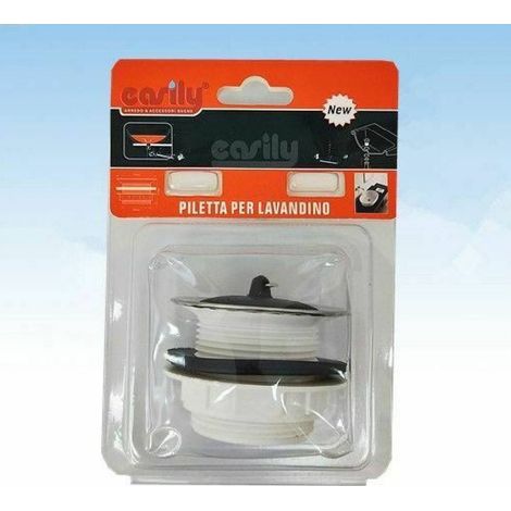 TRADE SHOP - Tappo Piletta Di Scarico Per Lavabo Bidet Lavandino Bagno Cucina 52551 -