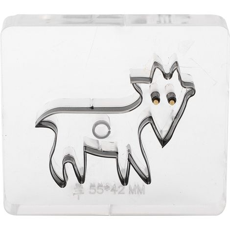 Moule de découpe en acier allié forme mouton pour cuir, métal, poinçonnage DIY, accessoires artisanat (1/5)