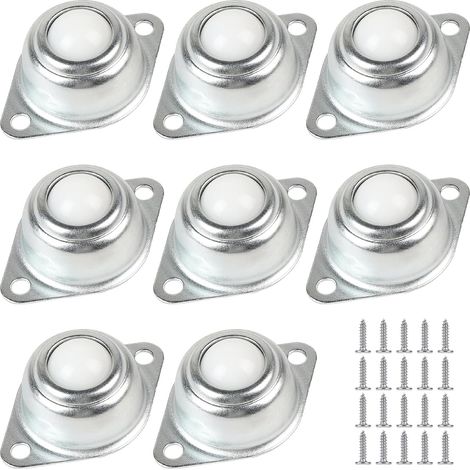 Lot de 8 Roulettes à Billes pour Charge Lourde, 16 mm, avec Vis M3 (1/5)