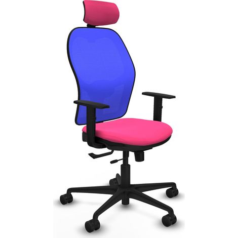 Chaise de bureau piqueras y crespo Jorquera menthe mousse injectée (1/2)