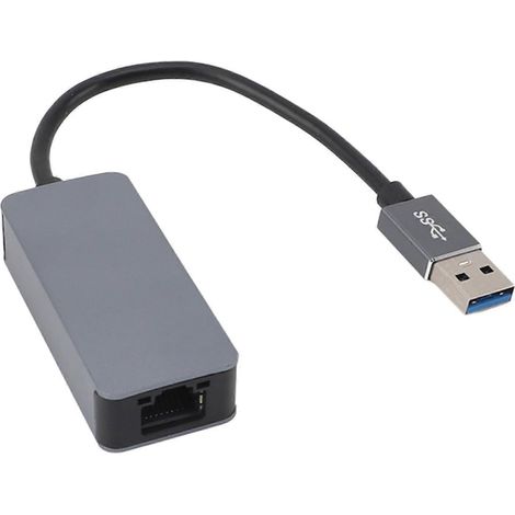 Adaptateur Ethernet USB 3.0 vers 2,5G, haute vitesse, Plug and Play, portable, USB 3.2, USB AM vers Ethernet 2,5 Gbit/s pour Windows et OS X (1/5)