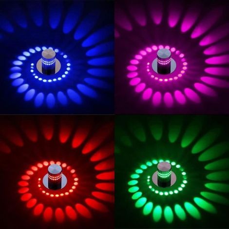 Lumière rgb - Applique murale LED au design moderne, nouveauté, luminaire décoratif d'intérieur, idéal pour u (1/4)