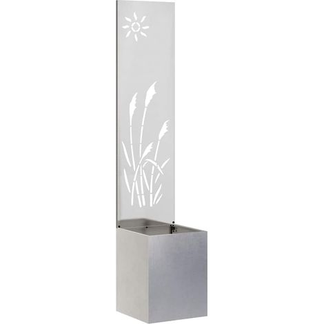 Écran de confidentialité de jardin Fretwork Argent 32 x 140 cm (1/5)