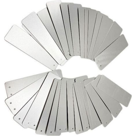 Etiquette pour plante,100 étiquettes en aluminium pour le jardinage - Rectangle, panneaux de signalisation pour l'extérieur, panneaux en métal, étiquettes pour les plantes de jardinage, panne (1/5)