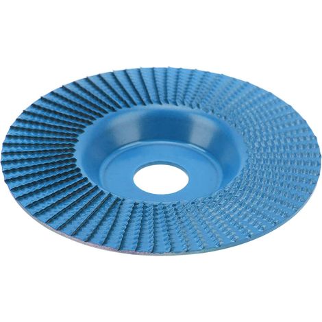 Disque de Sculpture sur Bois Meuleuse Façonnage Disque 125 mm Carbure de Tungstène Meule Sculpture Disque Abrasif pour le Travail du Bois(Bleu), Roue De Polissage (1/5)