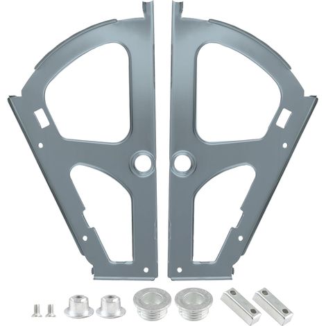 Charnière de tiroir simple pour meuble à chaussures, cadre rabattable, accessoire de remplacement pour meuble à chaussures, 1 paire, gris (1/5)