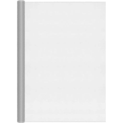 Brise Vue pour Balcon Jardin Terrasse, Écran en treillis, Aluminium 112X500 cm Argenté OIB1760E (1/5)