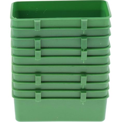 10pcs oiseau perroquet alimentaire eau en plastique bol tasses pigeons cage alimentation feeder (1/5)