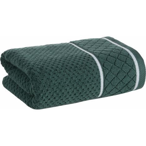 Asciugamano Favori in cotone zero twist verde 50x90 cm (1/5)