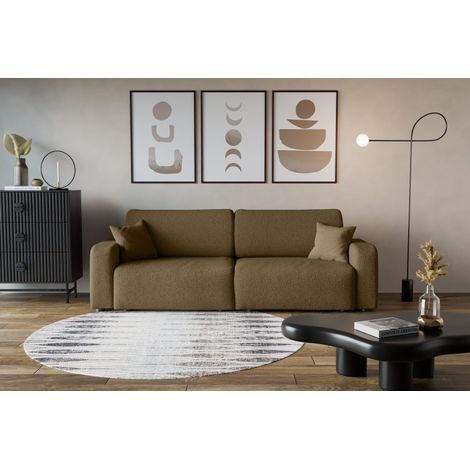Divano Piano avec deux coffres de rangement pour literie, pour le salon, grand choix directement du fabricant Brown (1/5)